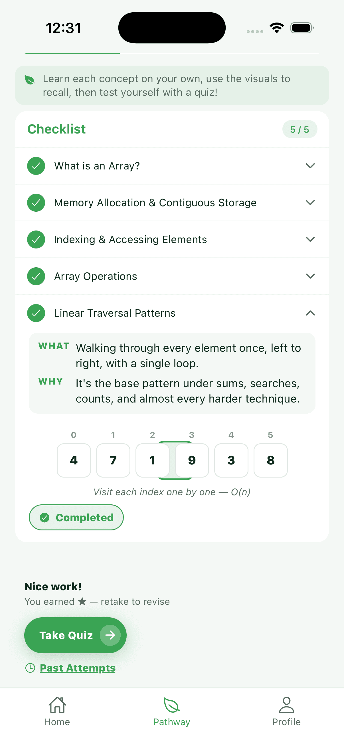 PathwayPanda app screen